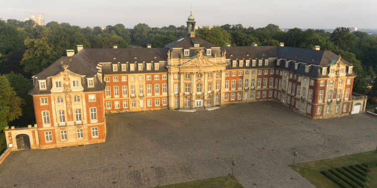Zu sehen ist das Schloss in Münster.<address>© Uni MS - Jan Lehmann</address>