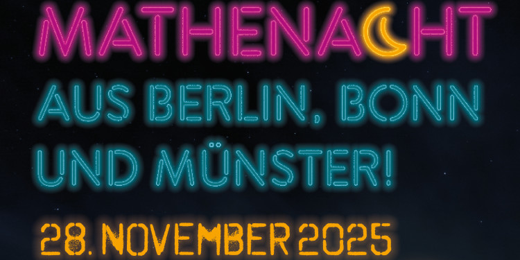 Mathenacht aus Berlin, Bonn und Münster am 28. November 2025<address>© Mathematics Münster</address>