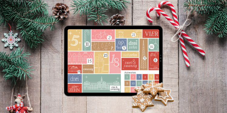 Wer beim Adventskalender der Uni Münster miträtselt, hat die Chance auf einen Gewinn.<address>&copy; Uni MS</address>