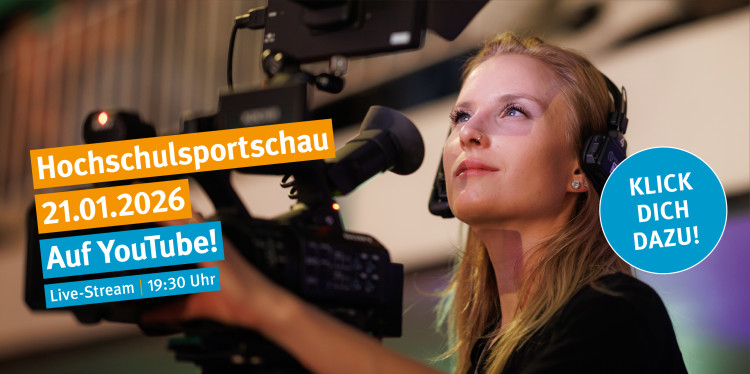 Hochschulsportschau am 21. Januar – Livestream auf YouTube<address>&copy; HSP</address>