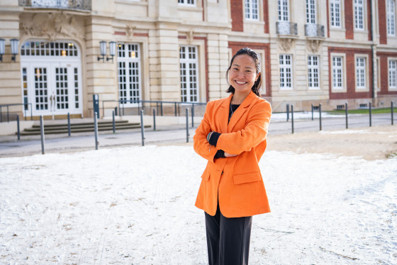 Dr. Fumi Kurihara hat ein Projekt initiiert, das Studentinnen der Wirtschaftsinformatik Berufsperspektiven aufzeigt.<address>&copy; Uni MS - Linus Peikenkamp</address>