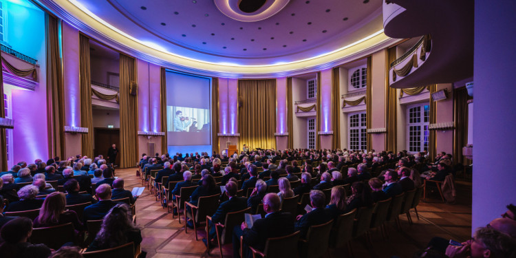 Beim Neujahrsempfang vergab das Rektorat den Lehr-, den Gleichstellungs- und den Studierendenpreis.<address>&copy; Uni MS - Thomas Mohn</address>