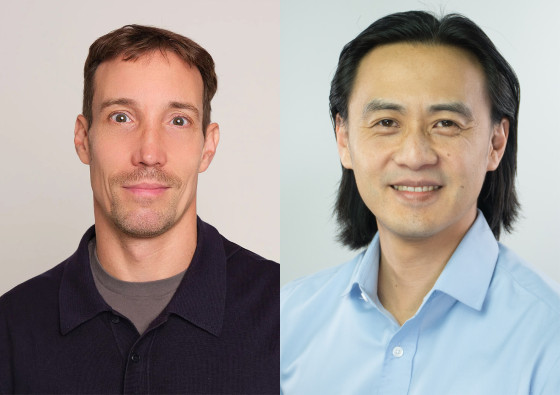 Dr. Robert Pelzer (l.) ist Bereichsleiter „Sicherheit – Risiko – Kriminologie“ des Zentrums Technik und Gesellschaft der TU Berlin. Stefan Taing ist Gründer und Geschäftsführer des IT-Unternehmens „Munich Innovation Labs“.<address>&copy; A. Tsolakidis / Munich Innovation Labs</address>