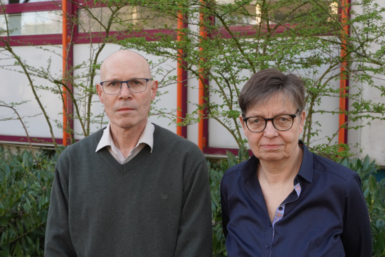 Prof. Dr. Judith Könemann und Dr. Bernhard Frings vom Institut für Religionspädagogik und Pastoraltheologie arbeiten derzeit an der Studie „Geistlicher Missbrauch in geistlichen Gemeinschaften“.<address>&copy; Uni MS - André Bednarz</address>