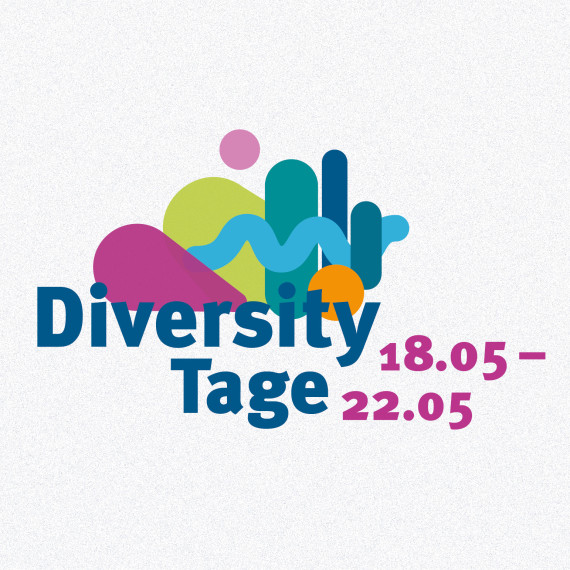 Auf dem Foto ist das Logo der Diversity-Woche zu sehen.<address>&copy; Uni MS - Designservice</address>