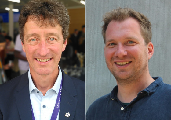 Auf den Fotos sind Prof. Dr. Tillmann K. Buttschardt (l.) und Prof. Dr. Samuel Mössner abgebildet.<address>&copy; privat</address>