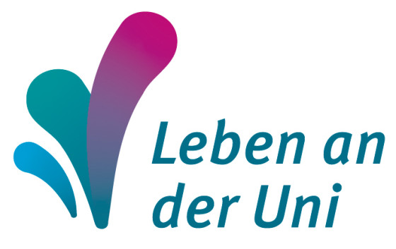 Logo der Serie „Leben an der Uni“<address>&copy; Uni MS - Designservice</address>