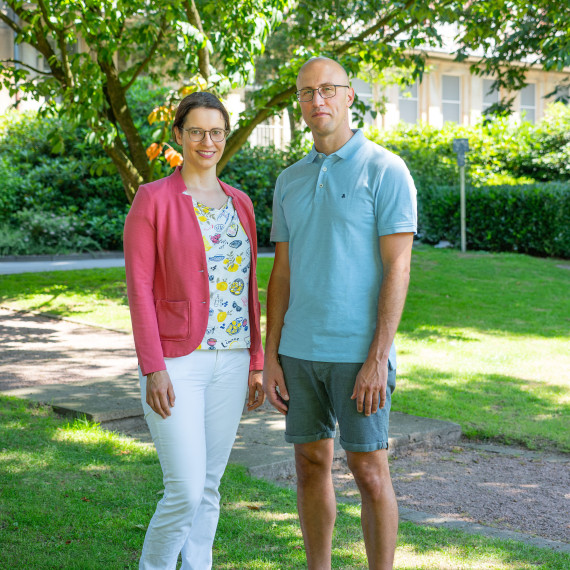 Investigated immune cell communication: Luise Erpenbeck and Sebastian Kruss<address>&copy; UKM Department of Dermatology Photo Unit – Tina Krzeminski</address>