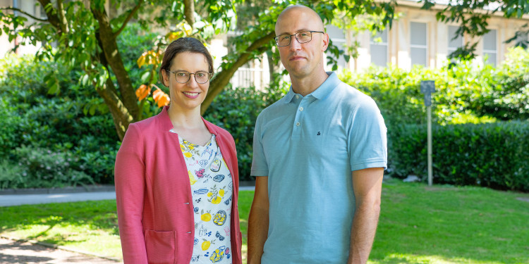 Investigated immune cell communication: Luise Erpenbeck and Sebastian Kruss<address>&copy; UKM Department of Dermatology Photo Unit – Tina Krzeminski</address>