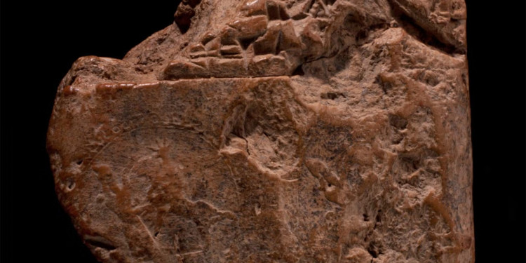 Das Foto zeigt die assyrische Königliste.<address>&copy; The British Museum and the Cuneiform Digital Library Initiative</address>