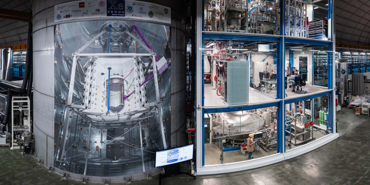 Das „XENONnT“-Observatorium<address>&copy; Henning Schulze Eißing</address>