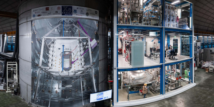 Das „XENONnT“-Observatorium<address>&copy; Henning Schulze Eißing</address>