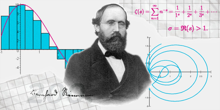 Collage des Mathematikers Bernhard Riemann<address>&copy; Katja Lejkin</address>