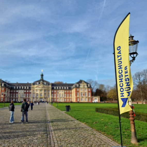 Am 12. November findet wieder der Hochschultag in Münster statt.<address>&copy; Uni MS - Brigitte Heeke</address>