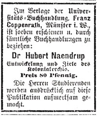 Muz 702 Anzeige Erste Unizeitung